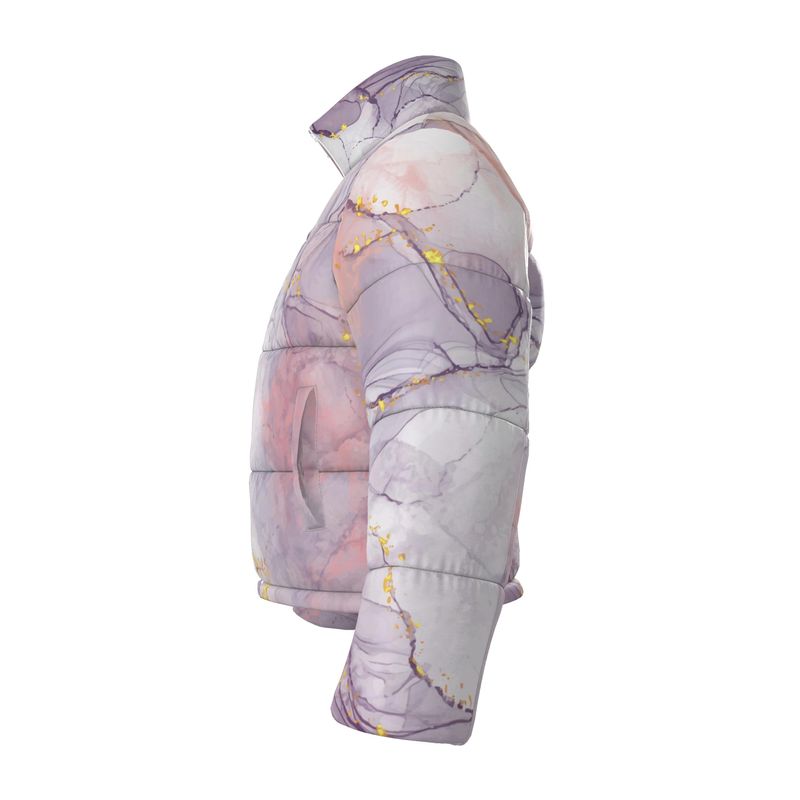 A.M. PUFFER JACKET "MARMO LIQUIDO"