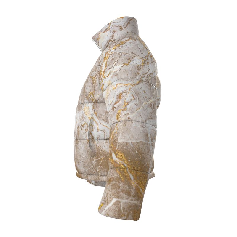 A.M. PUFFER JACKET "MARMO BRECCIA"